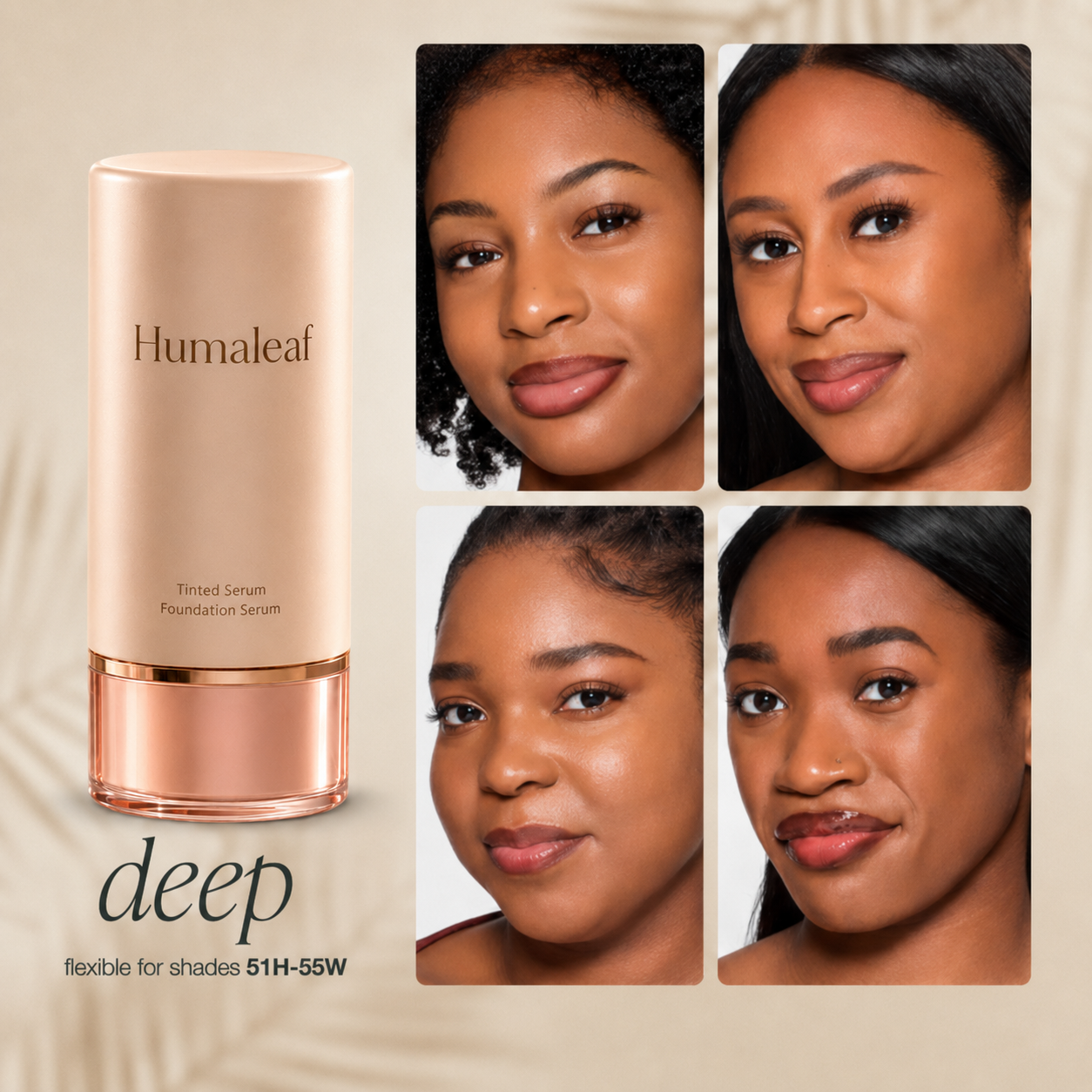 Humaleaf color-correcting tinted serum