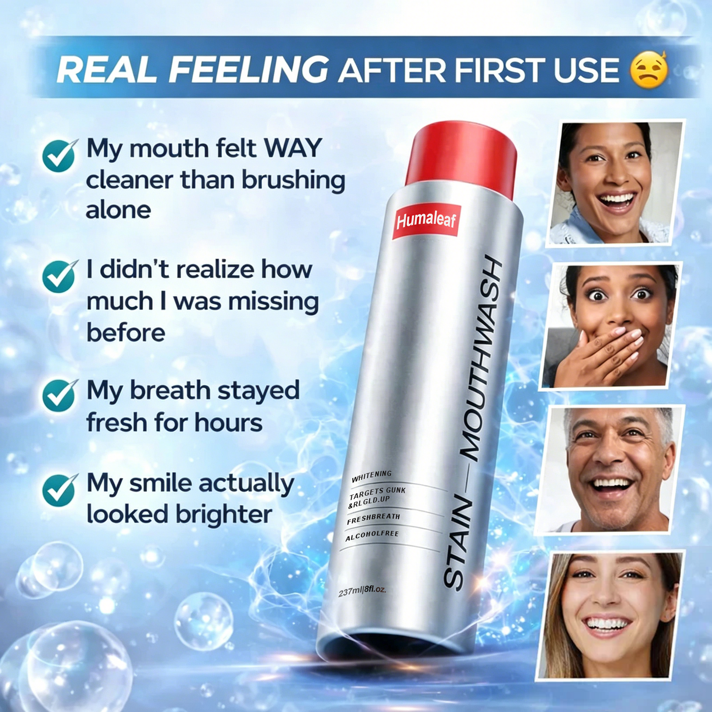✨ Humaleaf Mouthwash｜Not Just Fresher Breath — A Truly Deep Clean Feeling 🦷💜