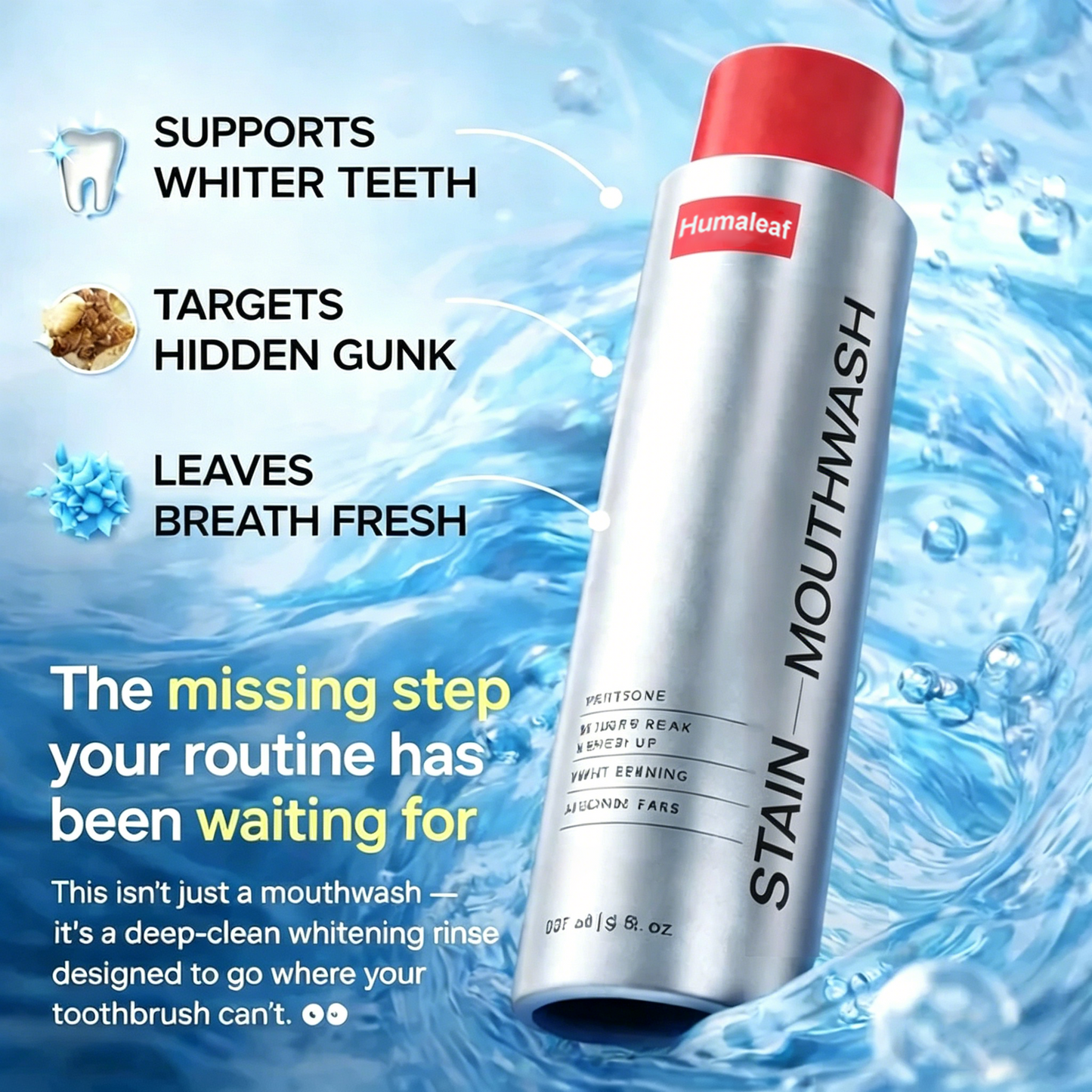 ✨ Humaleaf Mouthwash｜Not Just Fresher Breath — A Truly Deep Clean Feeling 🦷💜