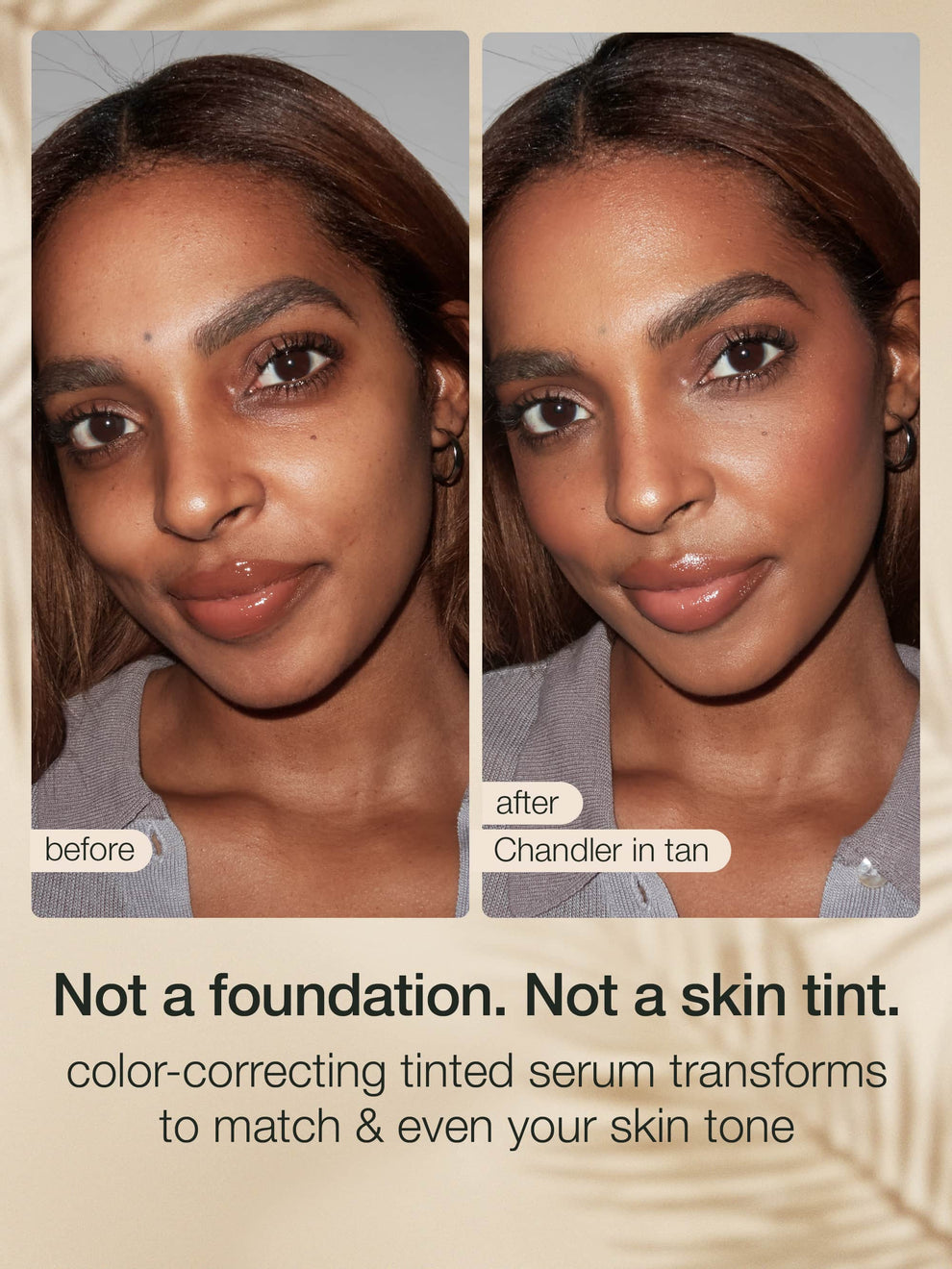 Humaleaf color-correcting tinted serum