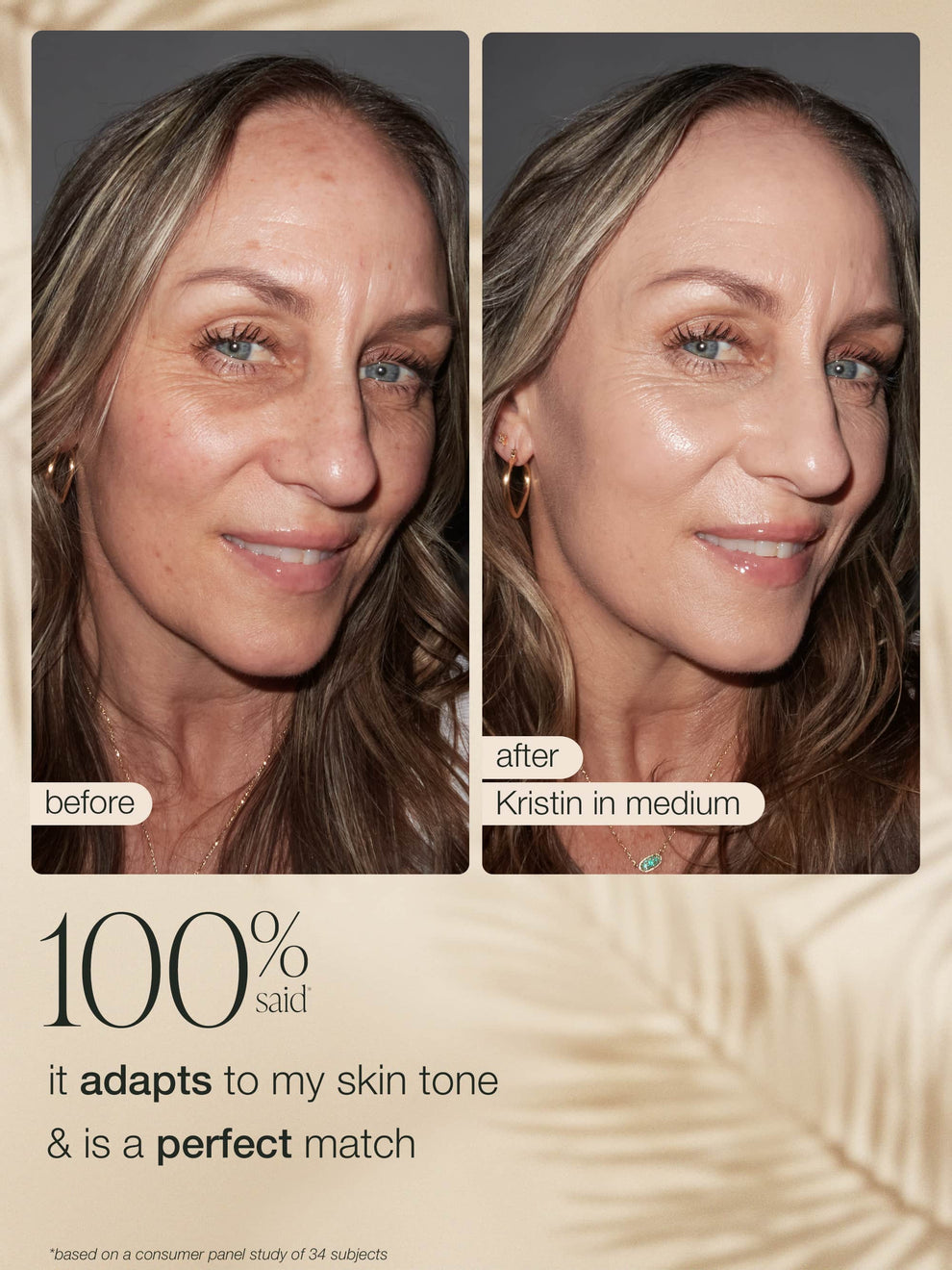 Humaleaf color-correcting tinted serum