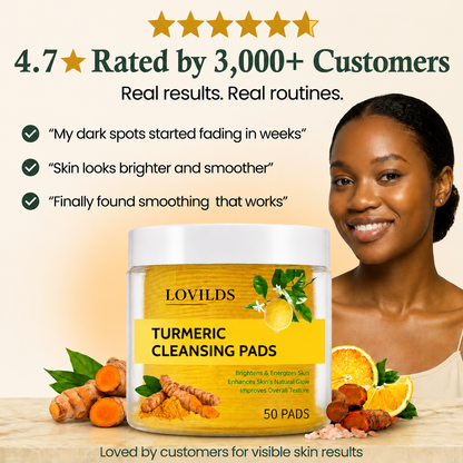 LOVILDS Turmeric Kojic Acid Cleansing Pads