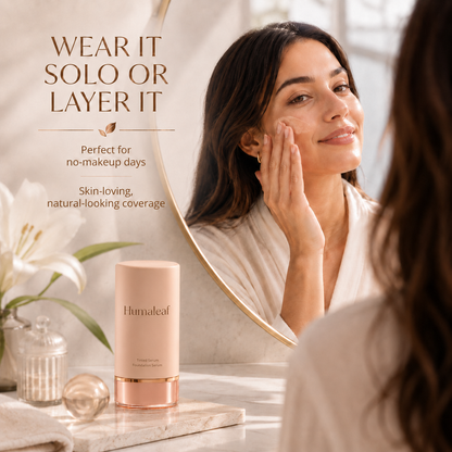 Humaleaf color-correcting tinted serum